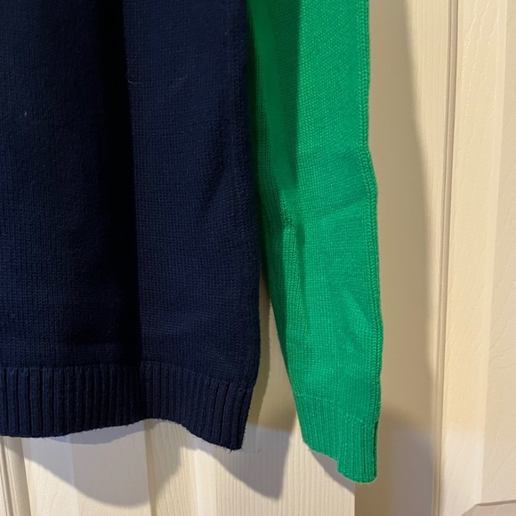 J Crew size S color block quarter-zip sweater - Picture 10 of 10